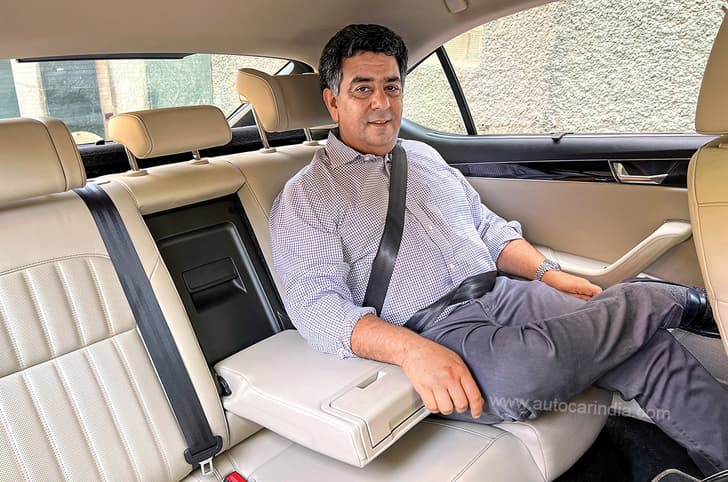 Skoda Octavia back seat 