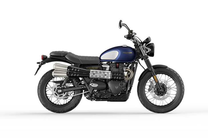 Triumph Street Scrambler static image
