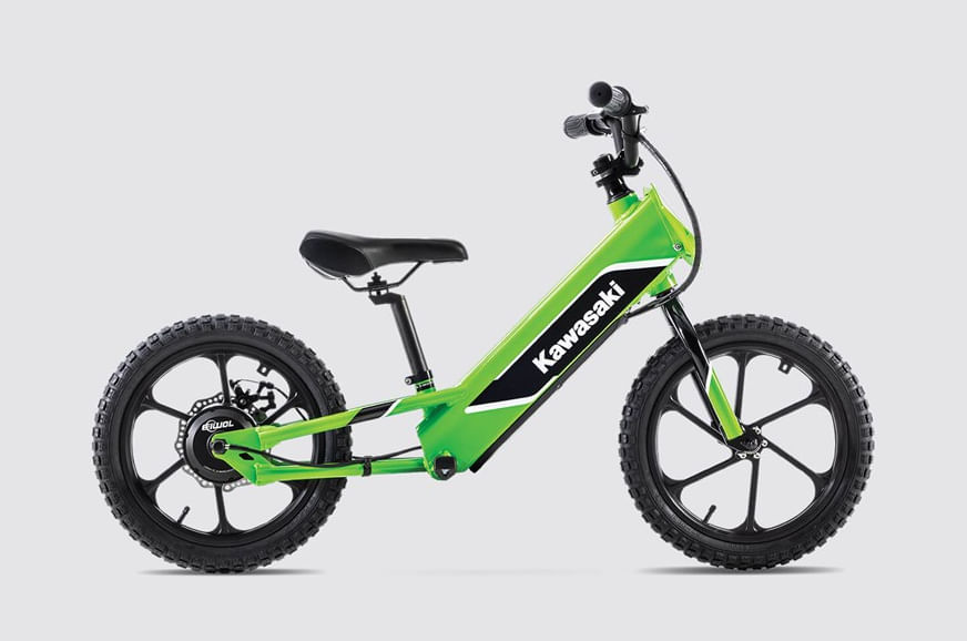 え Kawasaki Elektrode e-bike for kids unveiled | Autocar India