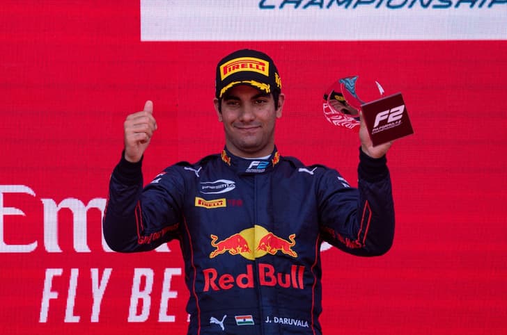 Jehan Daruvala McLaren F1 test