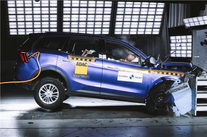 Mahindra XUV700 Global NCAP crash test