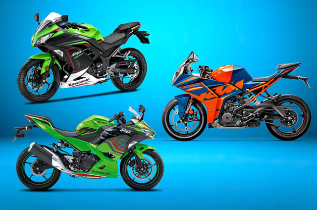 Kawasaki Ninja 400 vs KTM RC 390 vs Kawasaki Ninja 300: s...