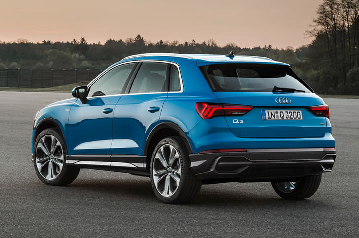 Audi Q3 rear quarter.