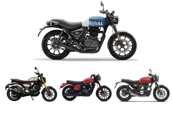 RE Hunter 350 vs rivals spec comparison.