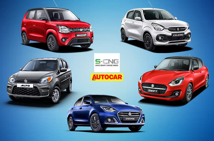 Most fuel-efficient Maruti Suzuki CNG cars