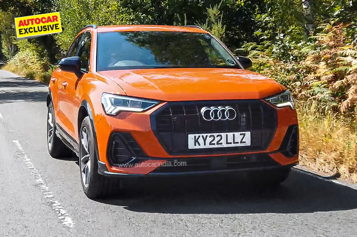 2022 Audi Q3 front tracking shot