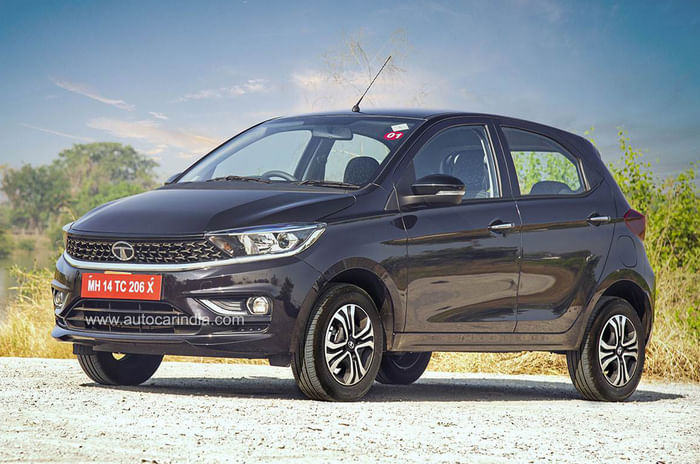 Tata Tiago or Maruti Suzuki Celerio: which one should I buy? Tata Tiago front quarter