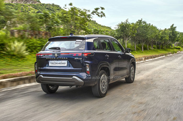 Maruti Suzuki Grand Vitara review: Creta’s most serious rival yet Maruti Suzuki Grand Vitara rear quarter