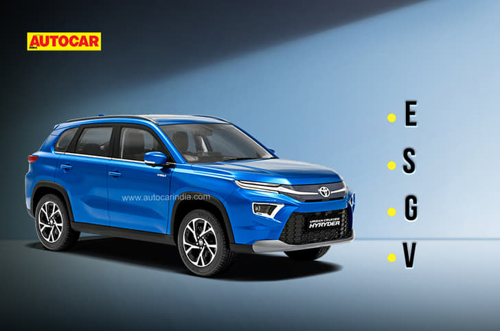 Toyota Hyryder variants