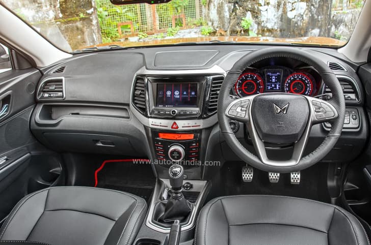 Mahindra XUV300 TurboSport interior.