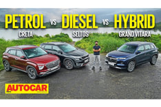 Maruti Suzuki Grand Vitara vs Hyundai Creta vs Kia Seltos comparison video