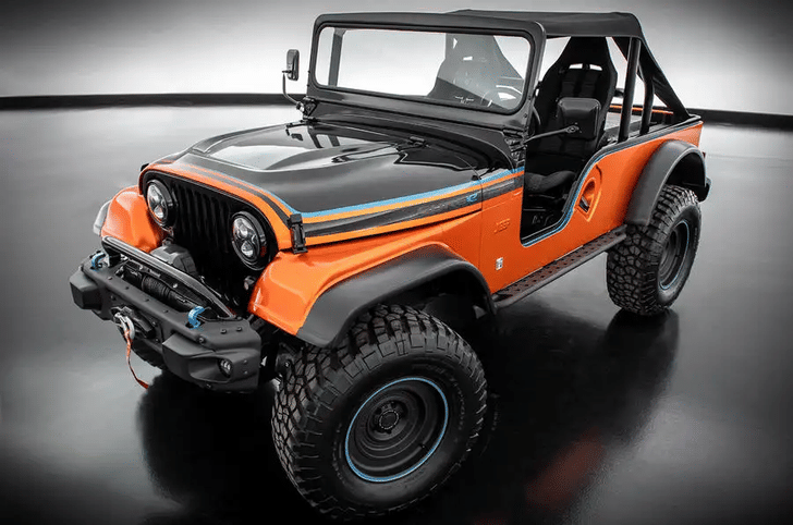 Jeep CJ Surge EV front