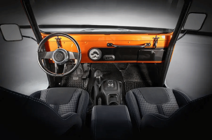 Jeep CJ Surge EV interior
