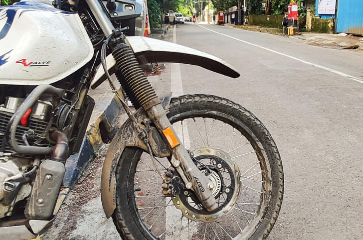 Hero Xpulse front suspension