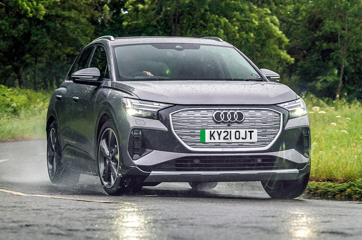 2022 Audi Q4 e-tron front tracking