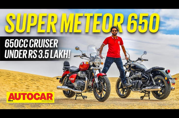Royal Enfield Super Meteor 650 cruiser video review – Introduction.