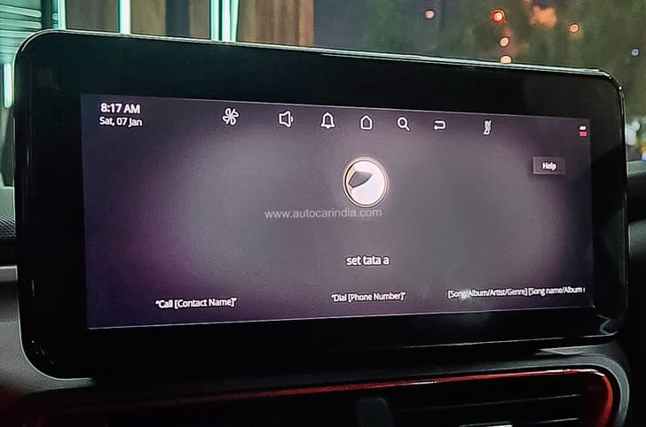 Tata new infotainment screen Auto Expo 2023 