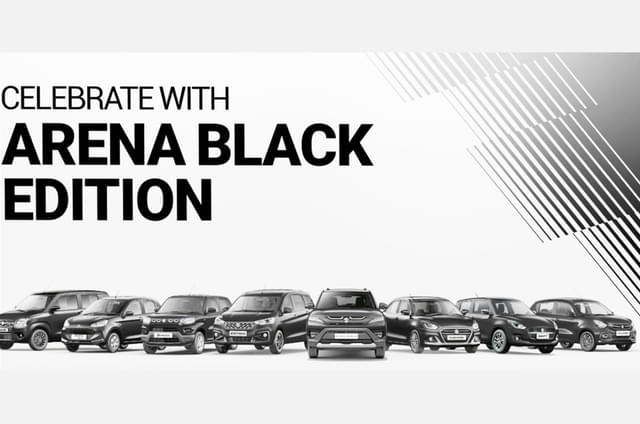 Maruti Brezza, Ertiga and other Arena models get Black Ed...