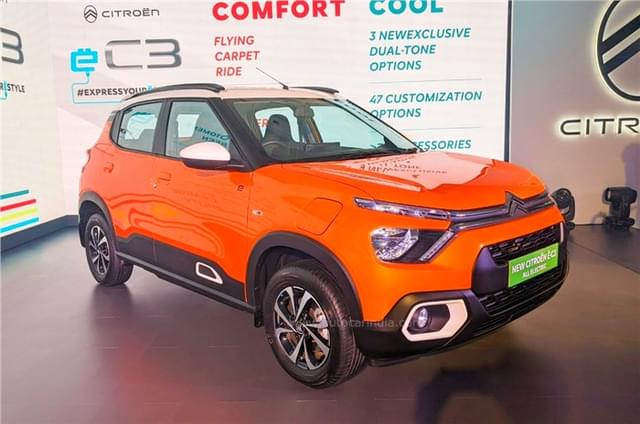 Citroen eC3 launched at Rs 11.50 lakh