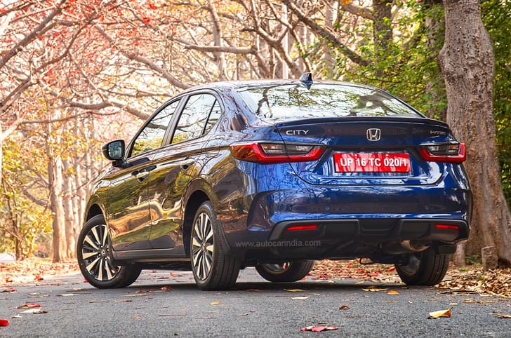 Honda City facelift rear quarter