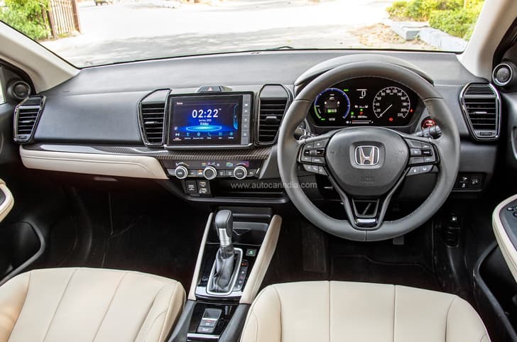 Honda City facelift interior