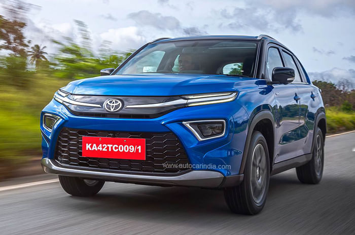 Brezza, Grand Vitara or Hyryder: which SUV has best ride quality under Rs 15 lakh Toyota Hyryder front quarter