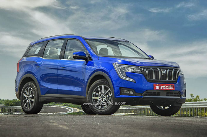 XUV700, Safari or Hector: which is the best 7-seater SUV with least waiting period? Mahindra XUV700 front quarter