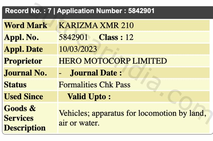 Hero Karizma likely to make a comeback