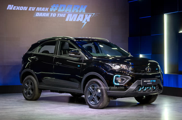 Tata Nexon EV Max Dark front