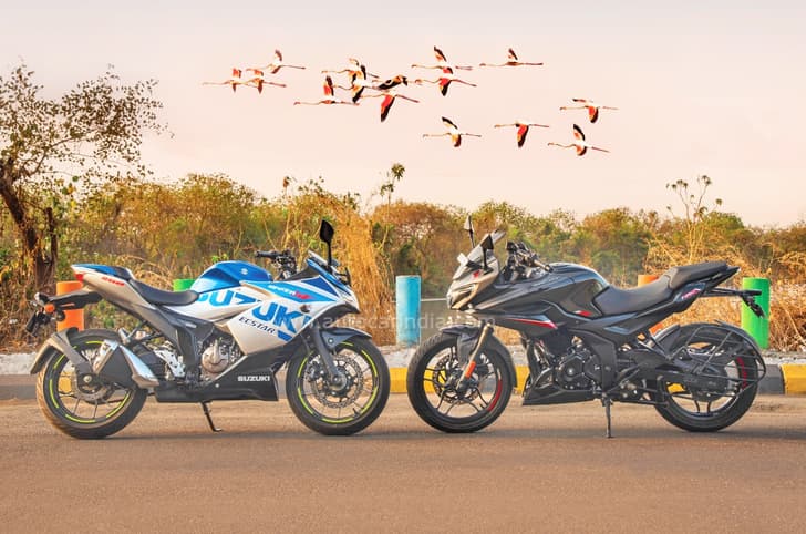 Bajaj Pulsar F250 price, Suzuki Gixxer SF 250 price.