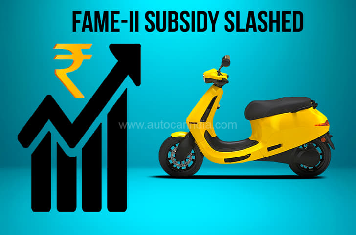 Ola S1 price, Ather 450X price to increase soon with revised FAME-II subsidy.