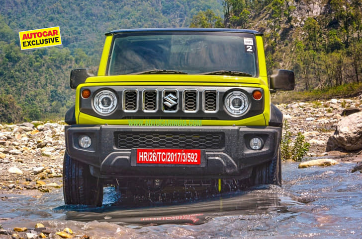 Jimny 5-door front in water