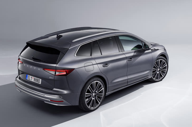 Skoda Enyaq L&K rear quarter 