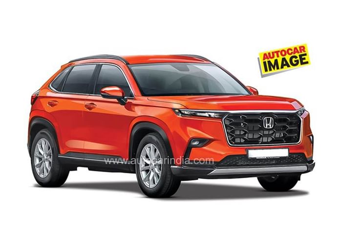 Honda Elevate or Kia Seltos facelift: which upcoming SUV to wait for? Honda Elevate rendering autocar india