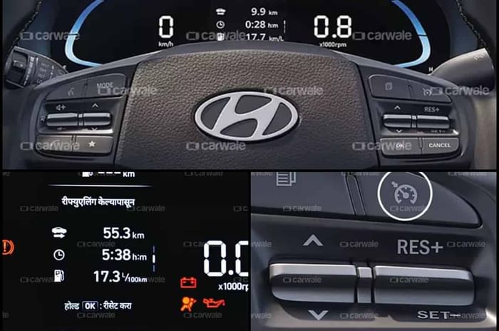 Hyundai Exter interior. 