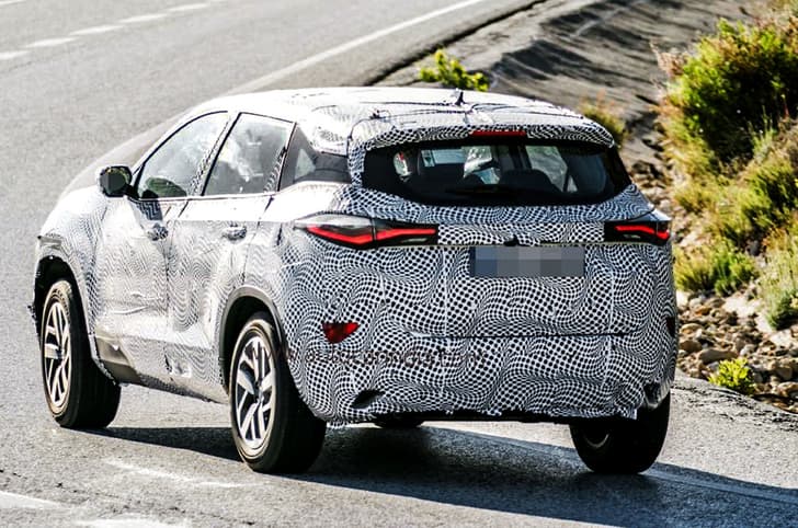 Tata Harrier spied in Spain 