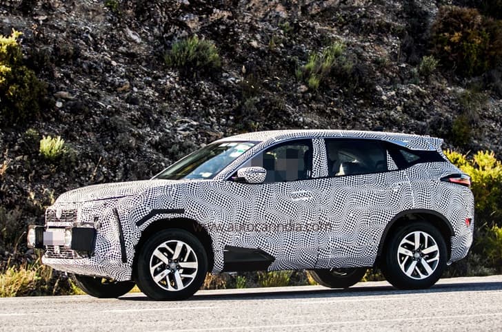 Tata Harrier spied in Spain 