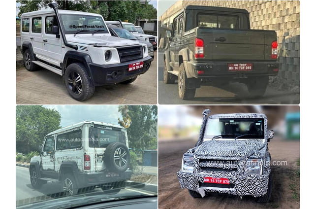 Force Motors testing at least 4 different Gurkha-based SUVs