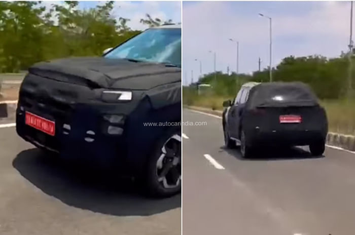 Hyundai Creta facelift spied 
