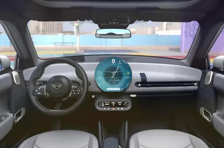 New Generation Mini Cooper Electric Interior 