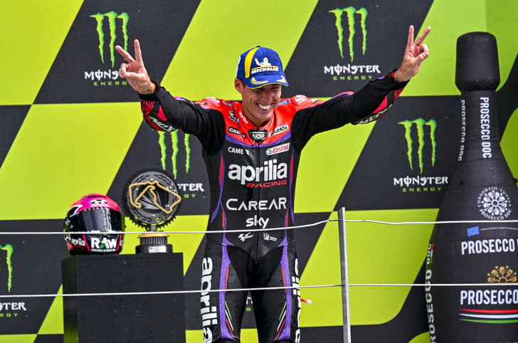 2023 British MotoGP winner Aleix Espargaro