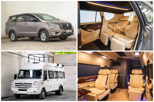 GS Design unveils custom Innova Crysta and Force Traveller