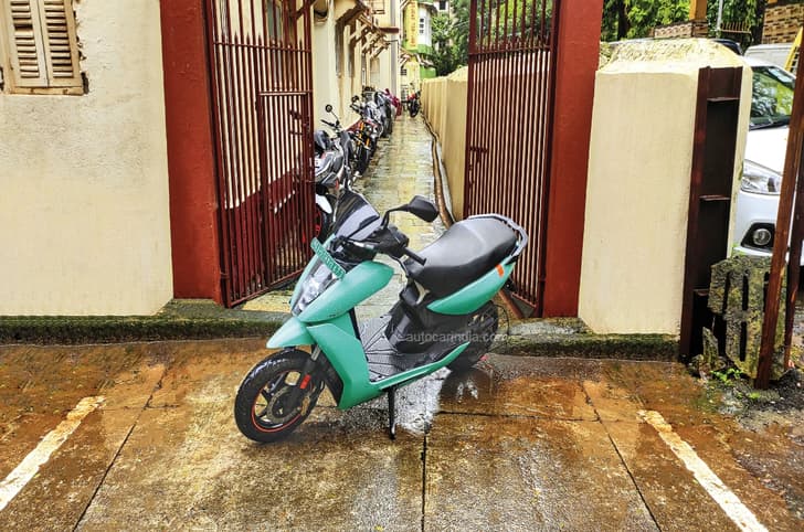 Ather 450X price, range, monsoon experience.