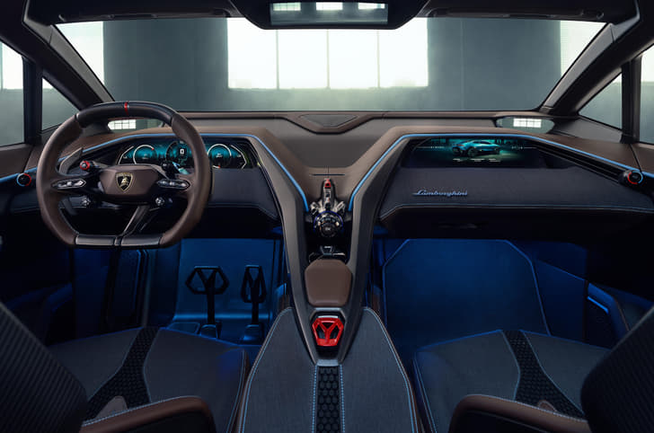 Lamborghini  electric 4 door Lanzador concept