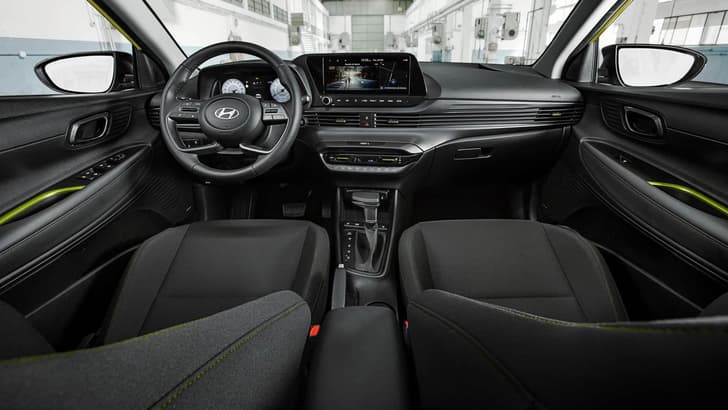 Hyundai i20 facelift interior