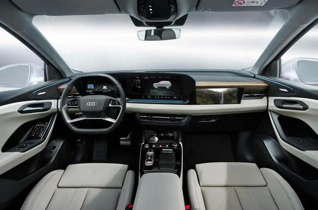 Audi Q6 e-tron SUV interior previews new design theme