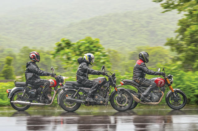 Harley X440 vs Triumph Speed 400 vs RE Classic 350 compar...