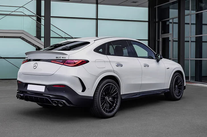Mercedes AMG GLC Coupe rear quarter Mercedes AMG GLC Coupe rear quarter
