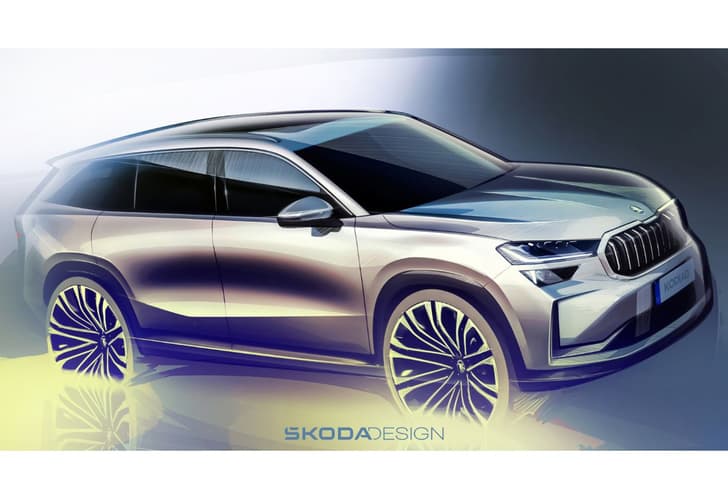 Next-gen Skoda Kodiaq sketches revealed