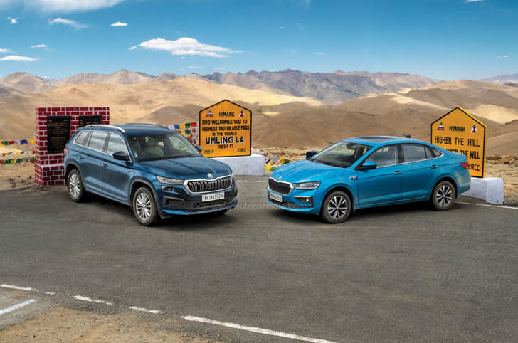 Skoda Slavia, Skoda Kodiaq at Ladakh